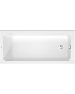 Duravit D-Code bathtub 700671000000000 reduced rim height 25mm, white, 1700x750mm