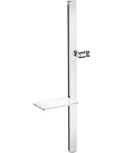 Duravit barre de douche avec étagère UV0600015010 800mm, chrome brillant