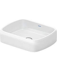Duravit Qatego Aufsatzbecken 2384502079 ohne Hahnlochbank, ohne Überlauf, Weiß Hochglanz