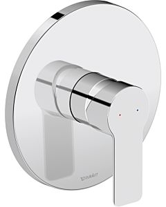 Duravit D-Code shower fitting DC4210010010 concealed, ceramic mixing system, chrome high gloss, Ø170 mm