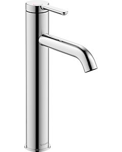 Duravit C. 2000 Wash basin mixer L C11033002010 FreshStart, MinusFlow, without pull rod, high gloss chrome