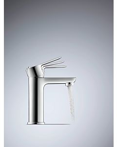 Duravit D-Code basin mixer tap M DC1023001010 FreshStart, MinusFlow, with pop-up waste set, chrome high gloss