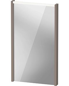 Duravit D-Code Spiegel DC7075043430000 400x700x48, Basalt Matt, mit LED Beleuchtung