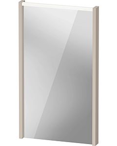 Duravit D-Code Spiegel DC7075091910000 400x700x48, Taupe Matt, mit LED Beleuchtung