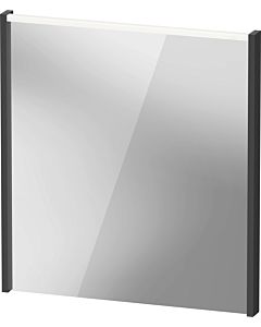 Duravit D-Code Spiegel DC7076049490000 650x700x48, Graphit Matt, mit LED Beleuchtung