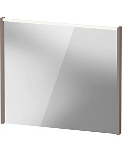Duravit D-Code Spiegel DC7077043430000 800x700x48, Basalt Matt, mit LED Beleuchtung