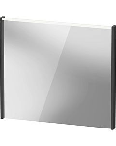 Duravit D-Code Spiegel DC7077049490000 800x700x48, Graphit Matt, mit LED Beleuchtung