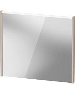 Duravit D-Code Spiegel DC7077091910000 800x700x48, Taupe Matt, mit LED Beleuchtung