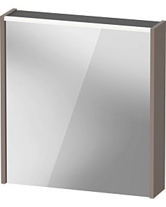 Duravit D-Code armoire à glace DC7105R43431000 650x700 mm, Basalt Matt , avec éclairage et prise E