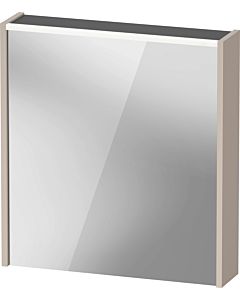 Duravit D-Code mirror cabinet DC7105R91912000 650x700 mm, Taupe Matt , with lighting and socket J