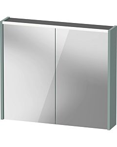 Duravit D-Code Mirror Cabinet Mirrored DC71060HGHG0000 800x700x148, Fjord Green Matt, Socket, LED Lighting