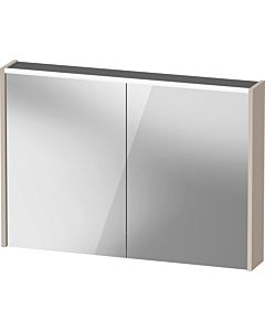 Duravit D-Code Mirror Cabinet Mirrored DC7107091910000 1000x700x148, Taupe Matt , socket, LED lighting