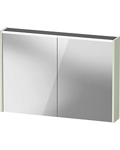 Duravit D-Code Mirror Cabinet Mirrored DC71070HHHH1000 1000x700x148, Pale Green Matt, Socket E, LED Lighting