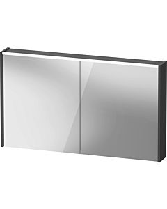 Duravit D-Code Mirror Cabinet Mirrored DC7108049491000 1200x700x148, Graphit Matt , socket E, LED lighting