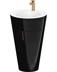 Duravit Starck 1 ,c-bonded set S19512O04400000 poignée bronze, sur pied, noir brillant, 864 x 560 x 605 mm