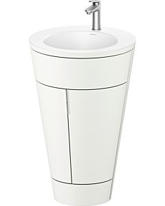 Duravit Starck 1,c-bonded Set S19512O70360010 Griff Edelstahl, Keramik Weiß Matt, Innenbeleuchtung, bodenstehend Weiß Seidenmatt, 864 x 560 x 605 mm