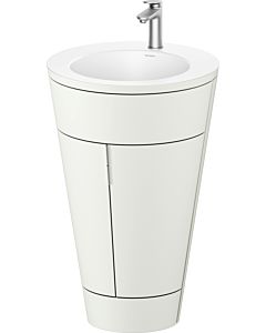 Duravit Starck 1,c-bonded Set S19512O70390010 Griff Edelstahl, Keramik Weiß Matt, Innenbeleuchtung, bodenstehend Nordic Weiß Seidenmatt,  864 x 560 x 605 mm