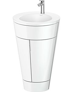 Duravit Starck 1,c-bonded Set S19512O70850010 Griff Edelstahl, Keramik Weiß Matt, Innenbeleuchtung, bodenstehend Weiß Hochglanz,  864 x 560 x 605 mm