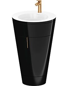 Duravit Starck 1,c-bonded Set S19513O04400010 Griff Bronze, Keramik Weiß Matt, Innenbeleuchtung, bodenstehend, Schwarz Hochglanz, 864 x 560 x 605 mm