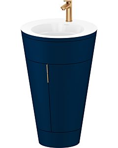 Duravit Starck 1,c-bonded Set S19513O04980010 Griff Bronze, Keramik Weiß Matt, Innenbeleuchtung, bodenstehend, Nachtblau Seidenmatt, 864 x 560 x 605 mm