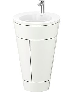 Duravit Starck 1,c-bonded Set S19513O70360010 Griff Edelstahl, Keramik Weiß Matt, Innenbeleuchtung, bodenstehend, Weiß Seidenmatt, 864 x 560 x 605 mm