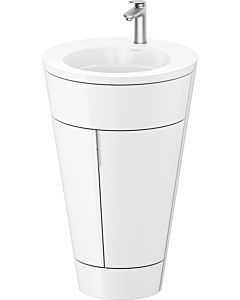 Duravit Starck 1,c-bonded Set S19513O70850000 Griff Edelstahl, Keramik Weiß Matt, bodenstehend Weiß Hochglanz, 864 x 560 x 605 mm