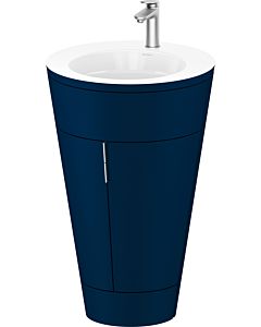 Duravit Starck 1 ,c-bonded set S19513O70980010 Poignée en acier inoxydable, Céramique Weiß Matt , éclairage intérieur, sur pied, bleu nuit satiné mat, 864 x 560 x 605 mm