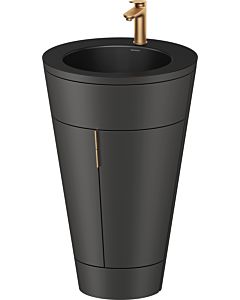 Duravit Starck 1,c-bonded Set S19514O04580000 Griff Bronze, Keramik Schwarz Matt, bodenstehend, Graphit Seidenmatt, 864 x 560 x 605 mm