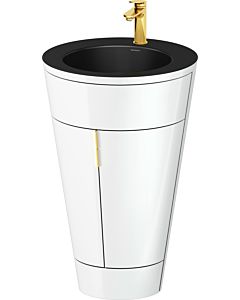 Duravit Starck 1,c-bonded Set S19514O34850000 Griff Gold, Keramik Schwarz Matt, bodenstehend, Weiß Hochglanz, 864 x 560 x 605 mm