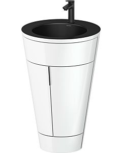 Duravit Starck 1 ,c-bonded Set S19514OBD850010 Handle Diamond Black, Bathroom ceramics Black Matt, Interior lighting, floor-standing, Weiß Hochglanz , 864 x 560 x 605 mm