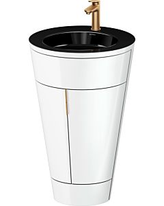 Duravit Starck 1,c-bonded Set S19515O04850000 Griff Bronze, Keramik Schwarz Matt, bodenstehend, Weiß Hochglanz, 864 x 560 x 605 mm