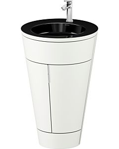 Duravit Starck 1,c-bonded Set S19515O10360000 Griff Chrom, Keramik Schwarz Matt, bodenstehend, Weiß Seidenmatt, 864 x 560 x 605 mm