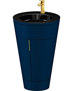 Duravit Starck 1 ,c-bonded Set S19515O34980000 Handle Gold, Bathroom ceramics Black Matt, floor-standing, Night Blue Silk Matt, 864 x 560 x 605 mm