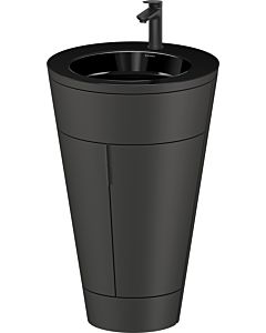 Duravit Starck 1,c-bonded Set S19515OBD580000 Griff Diamantschwarz, Keramik Schwarz Matt, bodenstehend, Graphit Seidenmatt, 864 x 560 x 605 mm