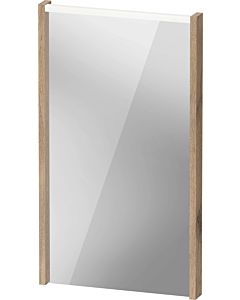 Duravit D-Code Spiegel DC7075055550000 400x700x48, Eiche Marmoriert, mit LED Beleuchtung