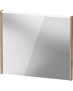 Duravit D-Code Spiegel DC7077055550000 800x700x48, Eiche Marmoriert, mit LED Beleuchtung