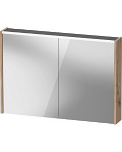 Duravit D-Code Mirror Cabinet Mirrored DC7107055552000 1000x700x148, Oak Marbled Matt, Socket J, LED Lighting