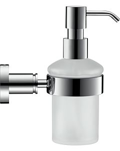 Duravit D-Code Seifenspender 0099161000 chrom, 6,9x14,5cm, Glas weiß matt