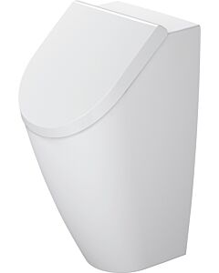 Duravit Me by Starck Absaug-Urinal 281230AC00 30x35cm, Zulauf von hinten, Rimless, für Deckel, weiß Seidenmatt Hygieneglaze