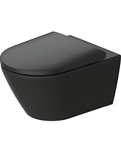 Duravit D-Neo wall-mounted washdown toilet 257709AD00 37x54cm, 4.5 l, rimless, matt anthracite