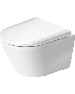 WC suspendu Duravit D-Neo 258809AC00 37x48cm, 4,5 l, sans bride, blanc mat soyeux