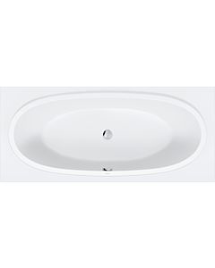 Duravit Balcoon bathtub 700679030000000 180x80cm, built-in version, 2000 backrest slope, matt white