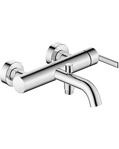 Duravit Balcoon bath mixer BA5230000010 exposed, with backflow preventer, wall-mounted, chrome high gloss