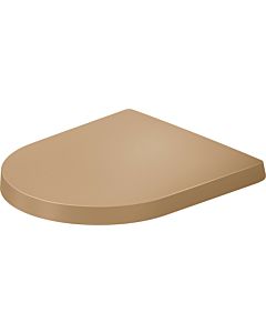 Duravit Balcon Compact WC Siège 002771CB00 37x54cm, amovible, sans mécanisme de fermeture amortie, Argile terra mat