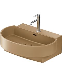 Duravit Balcoon Waschtisch 241165AM00 65 x 48 cm, Clay terra matt, mit Hahnloch, Überlauf, Hahnlochbank