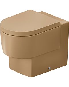 Duravit Balcoon Stand-WC 207109AM00 37x54cm, 4,5 l, Rimless, Abgang waagerecht, Clay terra matt