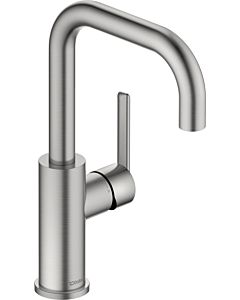 Duravit Balcoon mitigeur lavabo BA1100002070 FreshStart et MinusFlow, sans tige de traction garniture de vidange , acier inoxydable brossé