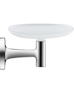 Duravit Starck T Seifenschale 0099331000 chrom, Glas matt