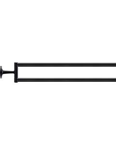 Duravit Starck T Handtuchhalter 0099414600 Halter schwarz matt, zweiarmig, beweglich