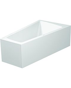 Duravit Badewanne Ecke rechts Paiova 7002650000000 mit angeformter Acrylverkleidung und Gestell,weiss